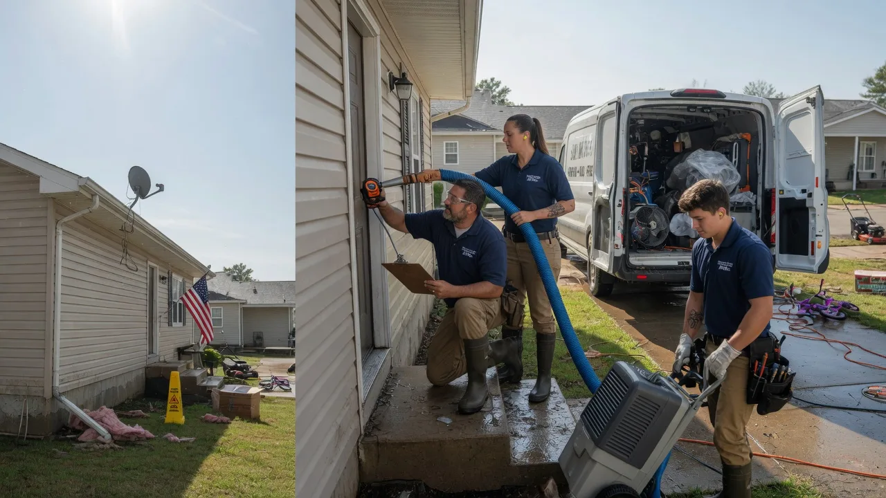 Ceiling Water Damage Restoration in Ransom, IL near me